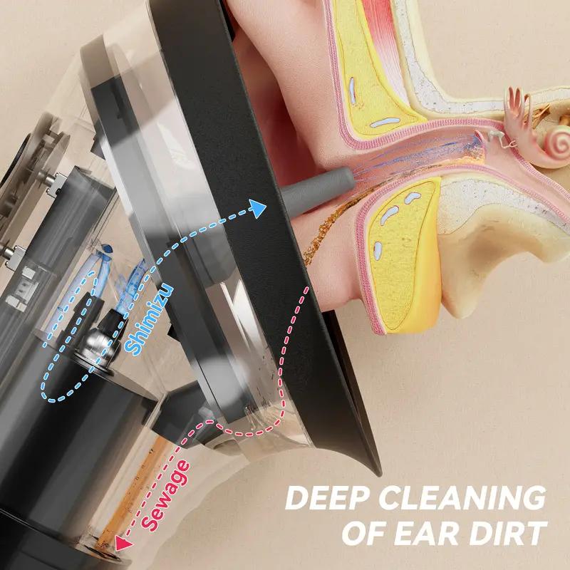 Ear Wax Removal with One-Piece Waste Tank
