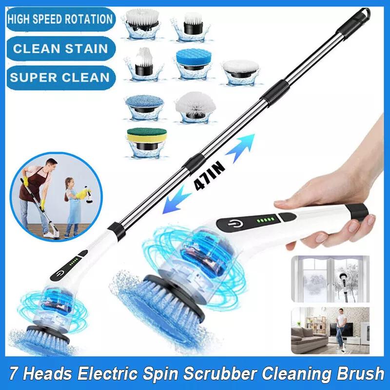 7 Heads Electric Spin Scrubber