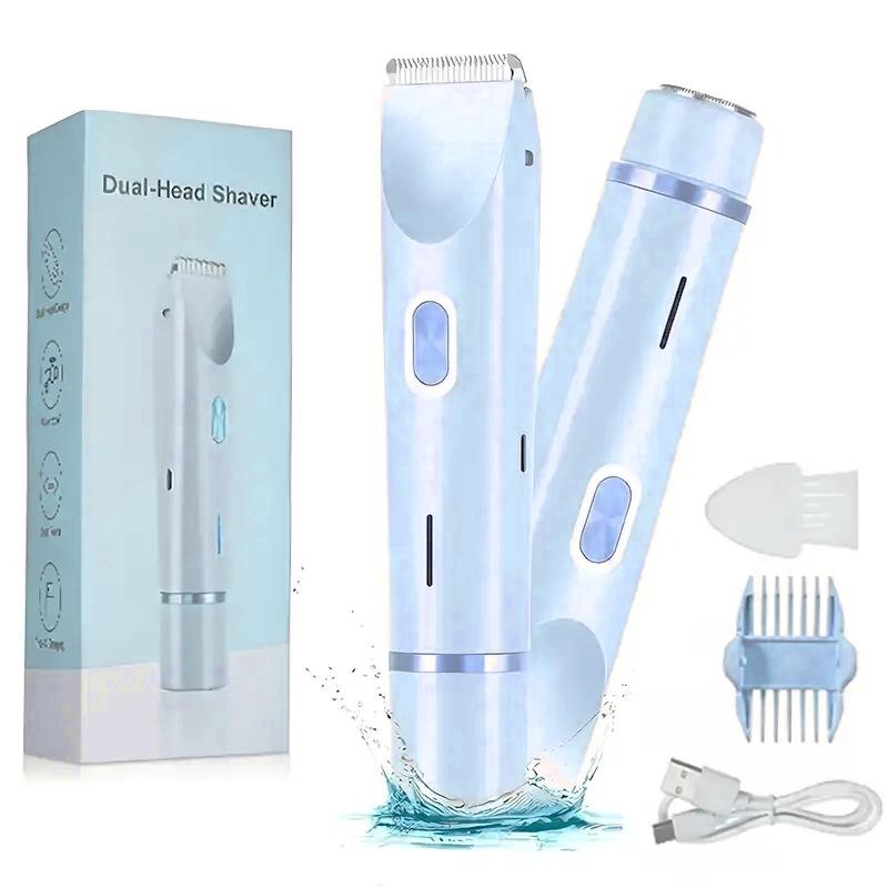 Dual Bikini Trimmer For Women | 2 in 1 Painless Electric Razors
