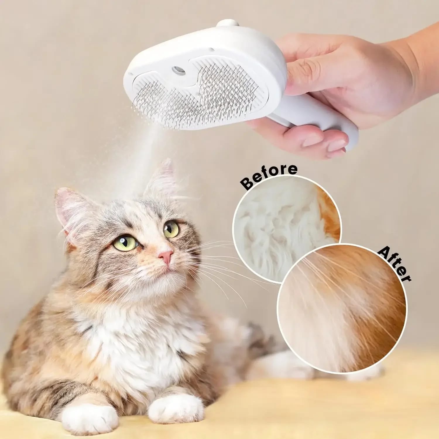 3 in 1 Pet Steam Grooming Comb