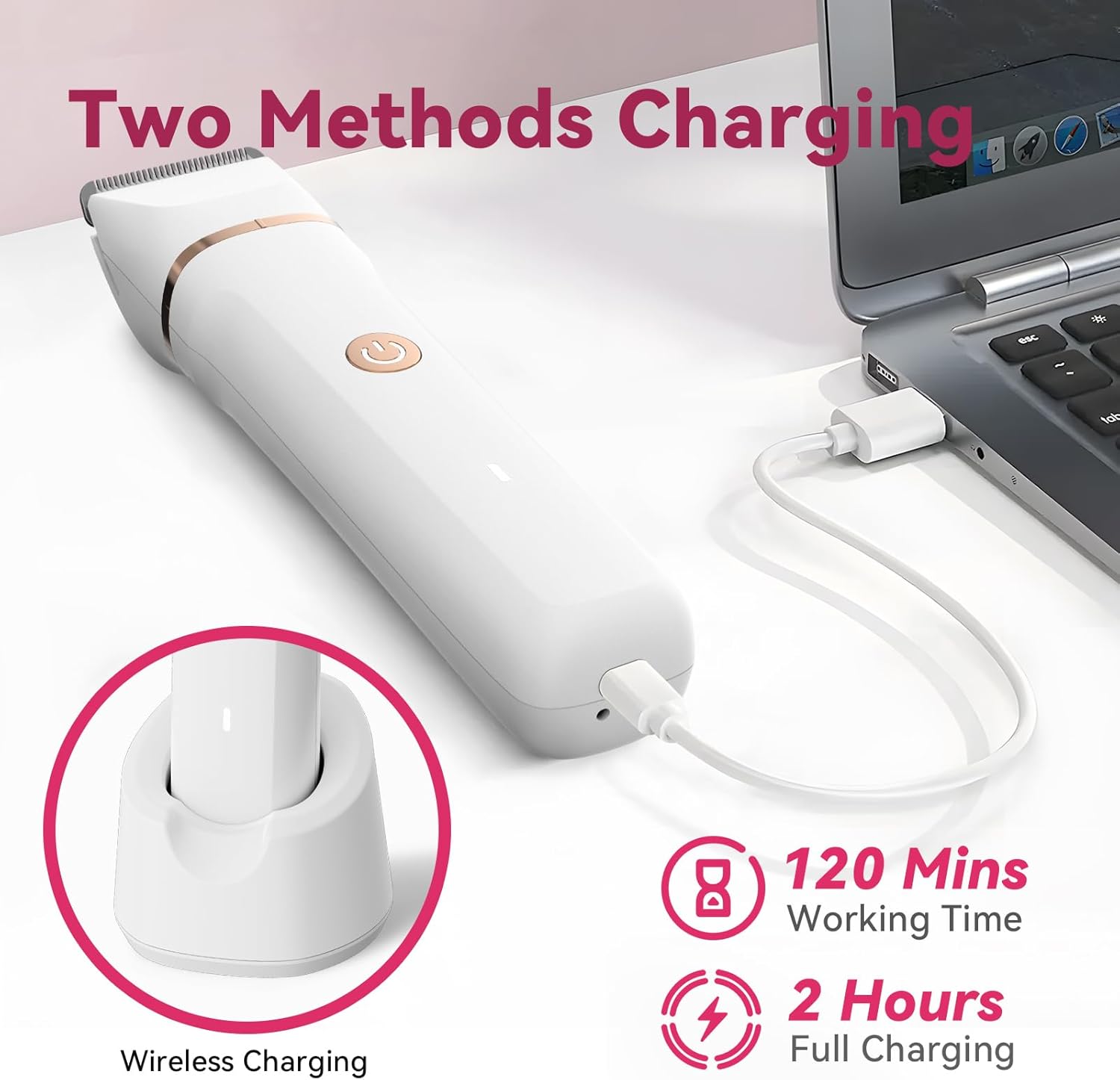 Electric Bikini Trimmer for Women - 4 in 1 Electric Shaver