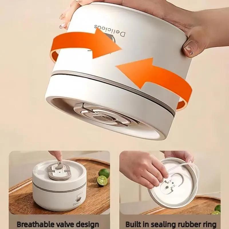 4-Tier Stainless Steel Lunch Box with High Capacity