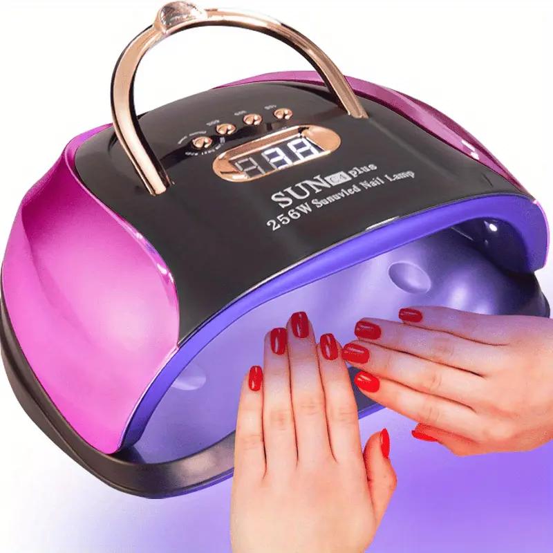 256W High-Power UV LED Nail Lamp with 4 Timer Settings