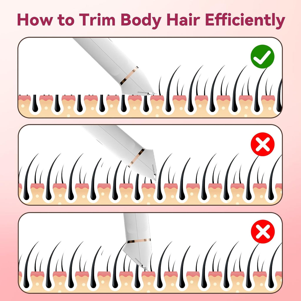 Electric Bikini Trimmer for Women - 4 in 1 Electric Shaver