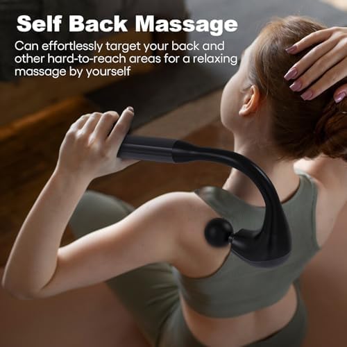 Massage Gun Deep Tissue with Extended Handle Revolutionary U-Shaped Back Massager Body Massager for Neck, Shoulder, Leg