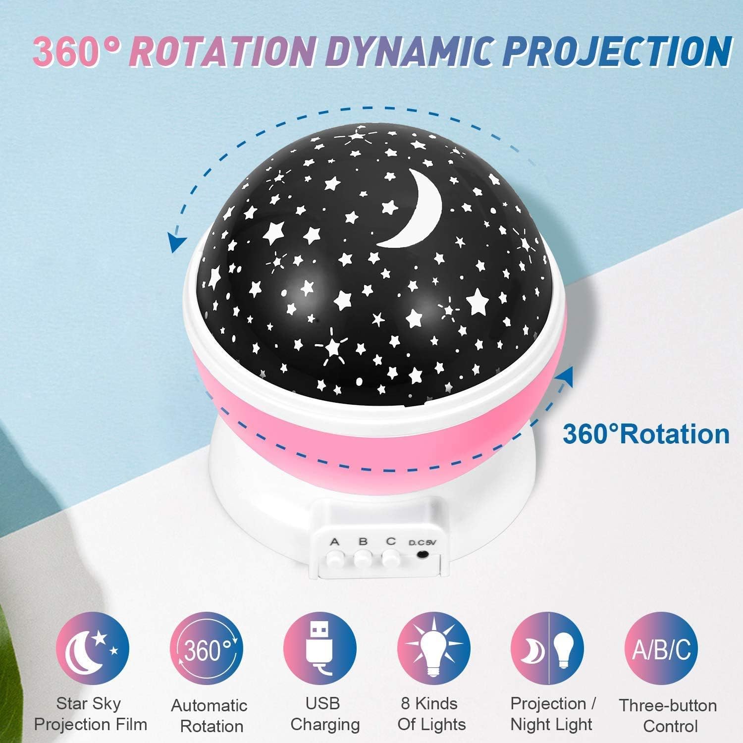 Star Night Light Projector