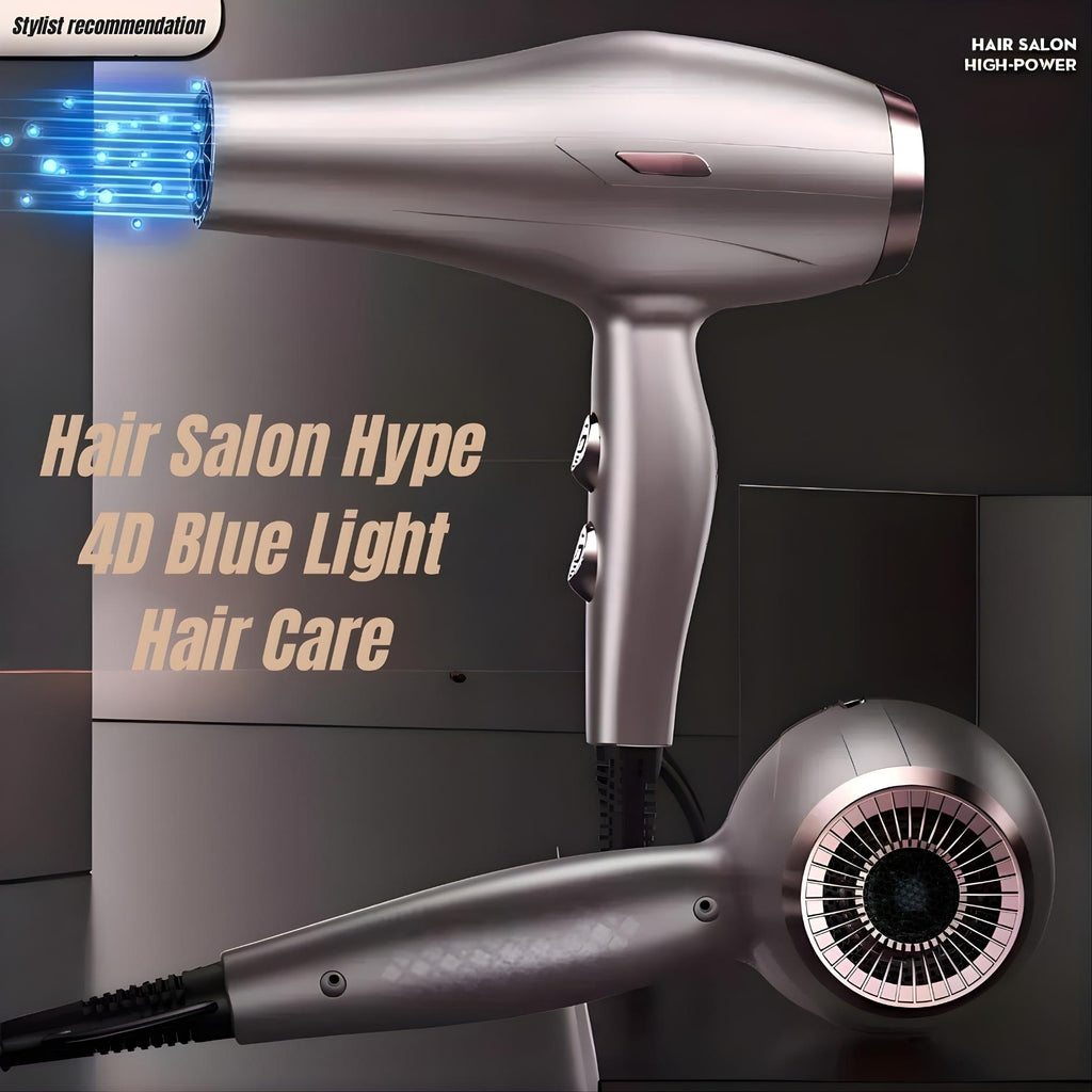 ZYLER Multifunctional Blow Dryer - Lightweight ABS-Built Travel Hair Care Product with Diffuser, 3 Nozzles for Straightening Curly Hair & Curl Routine Styling, Multifunctional Hair Dryer, Personal Care Appliance