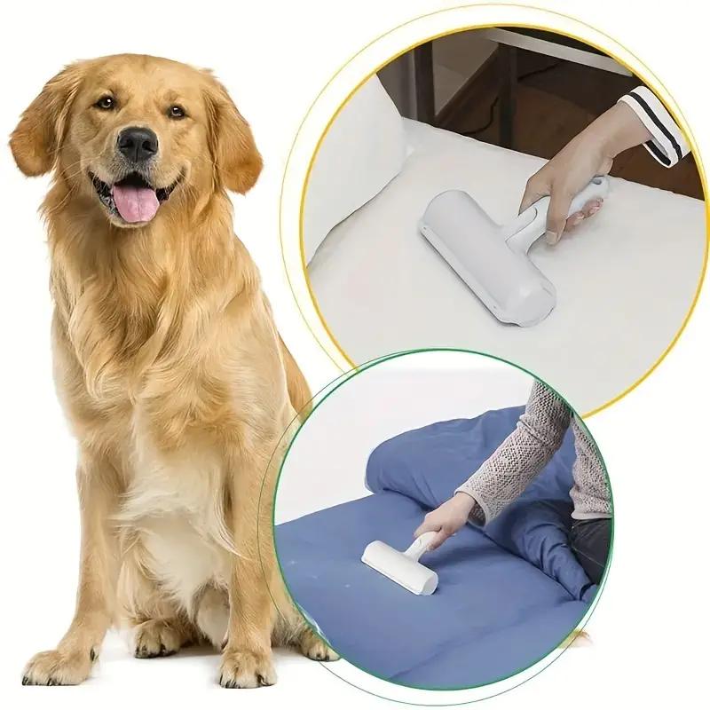 2-Way Pet Hair Roller Remover for Easy Dog & Cat Fur Removal from Furniture & Clothing - Perfect for Hotels and Commercial Use