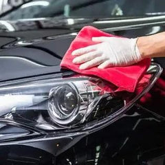 6PCS 600GSM Microfiber Cleaning Towel Plush Thick Cloth Rag Polishing Detailing WAX Microfiber Cleaning Cloth Towel No-Scratch Rag Car Polish