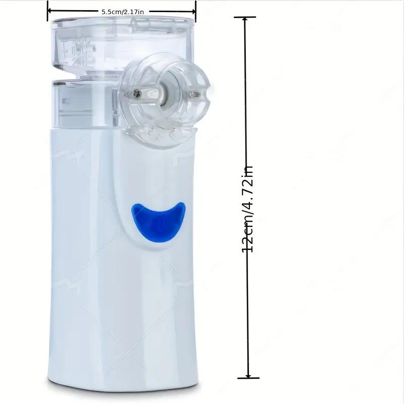 ZYLER Compact Portable Mesh Nebulizer - Auto-Cleaning Handheld Device with 2 Modes for Adults, Daily Home & Outdoor Personal Care Use