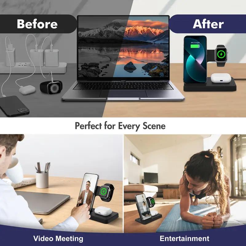 3 In 1 Fast Wireless Charger