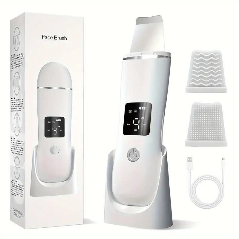 Face Scrubber Skin Spatula -Blackhead Remover With 4 Modes, Pore Extractor Face Spatula Deep Cleansing For Facial Skin Care Women Gift