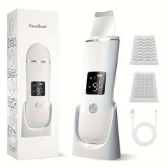 Face Scrubber Skin Spatula -Blackhead Remover With 4 Modes, Pore Extractor Face Spatula Deep Cleansing For Facial Skin Care Women Gift
