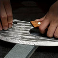 Professional Chef's Knife – Ultra-Sharp German 1.4116 Stainless Steel, Hand-Forged, 15° Edge, 210mm Blade