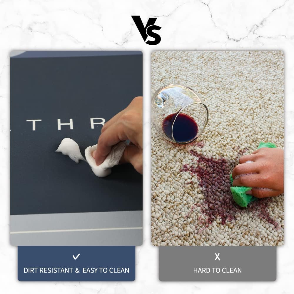 Non Slip Bathroom Rugs - Super Absorbent Rubber Bath Mats for Bathroom