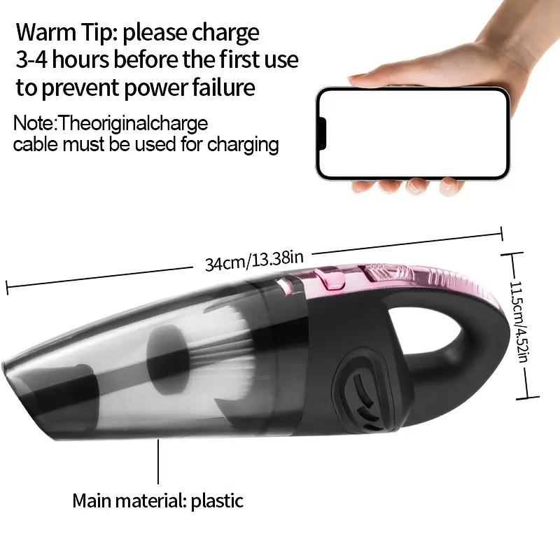 Zyler's Dustbuster QuickClean Cordless Handheld Vacuum with Quick Dust Collection Feature