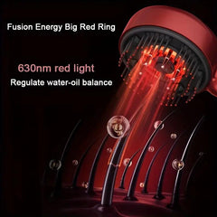 Electric Scalp Massage Comb, USB Rechargeable, 1500mAh Lithium Battery, 3 Massage Modes, Essential Oil Applicator For Head Relaxation & Beauty Care, Portable Hair Brush For Women And Men, Massage Tools, Perfect Gift For Valentine'S Day, Christmas