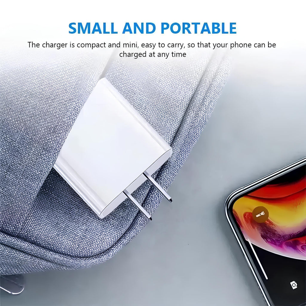 PD 20W Fast Charger USB-C Quick Charger for iPhone 14/13/12/11/XR/8