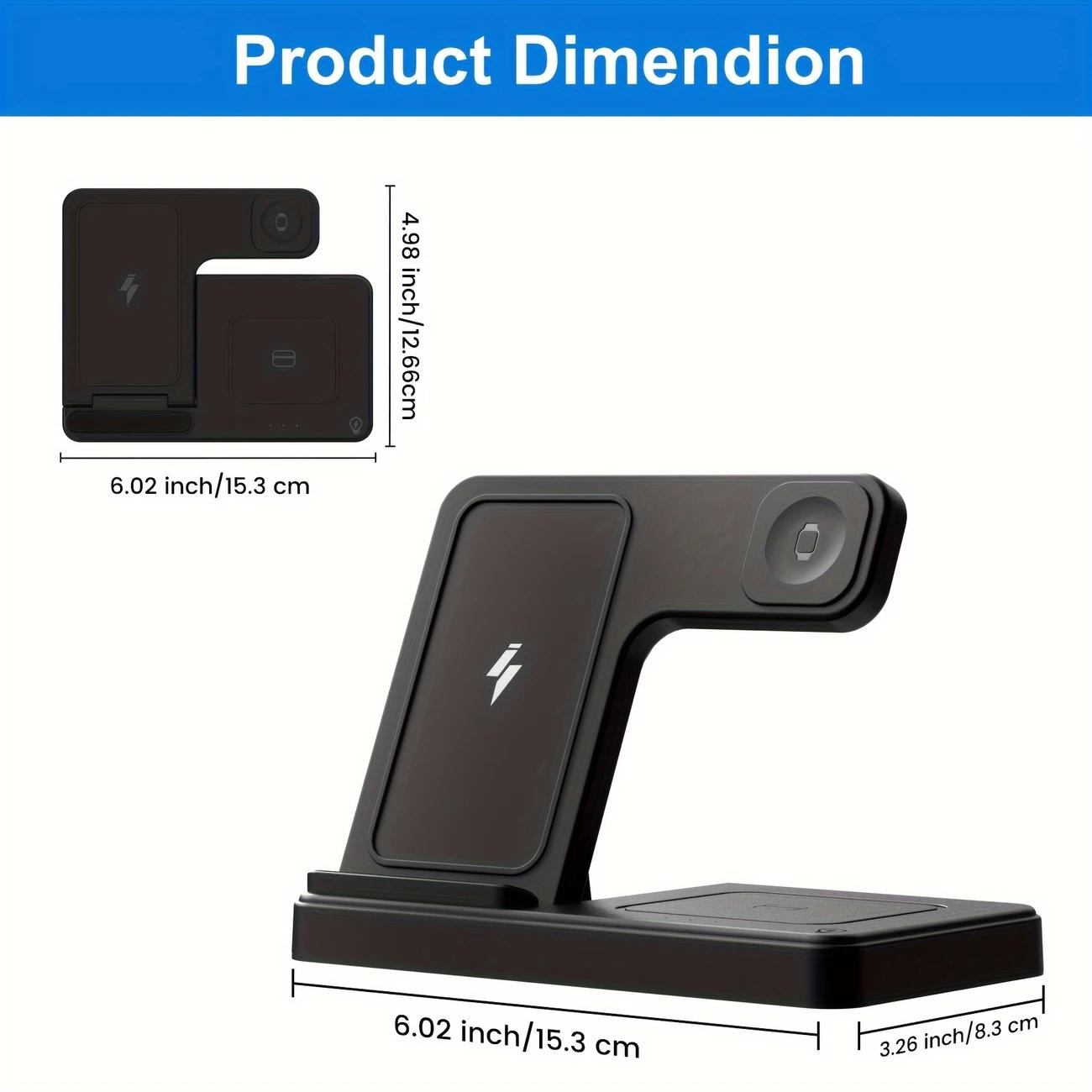 3 In 1 Fast Wireless Charger