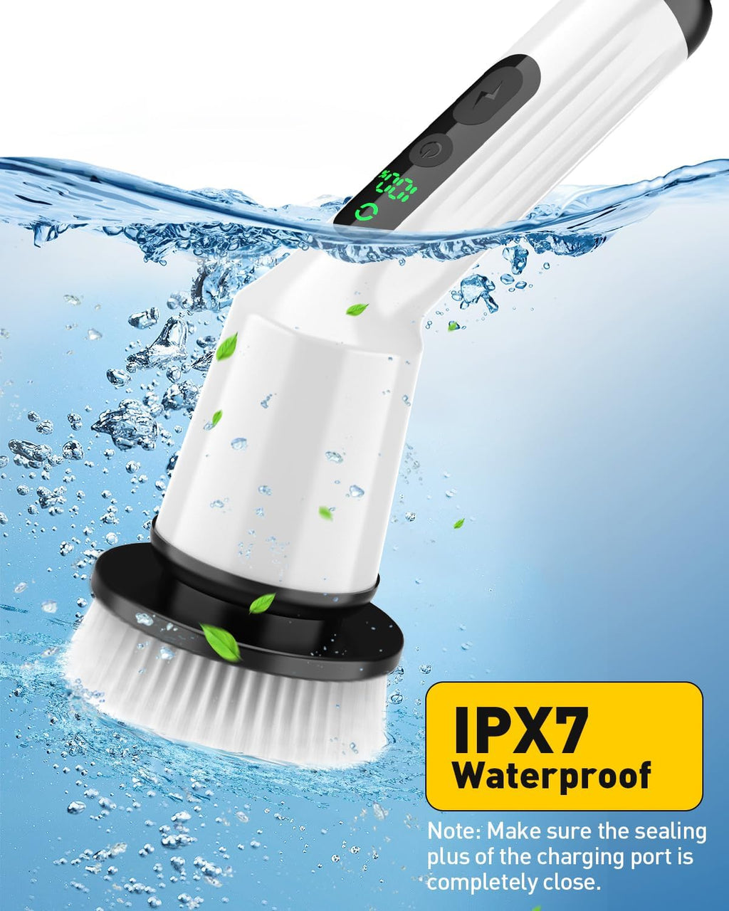 Q2 Pro Electric Spin Scrubber with Two Batteries