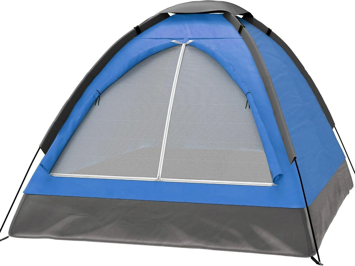 ZYLER Freestanding 2-Person Polyester Camping Tent - Waterproof Windproof Shelter, Wear-Resistant, Breathable, Bug Free, Dual-Layer, 2.75lbs, Compact, Easy-Setup with Rain Fly, Carrying Bag for Backpacking, Hiking