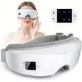 ZYLER Intelligent Eye Massager - Portable Compact Adult Personal Care Vibration Device with Pneumatic Pressure, Hot Compress, Music for On-The-Go Relaxing Relief