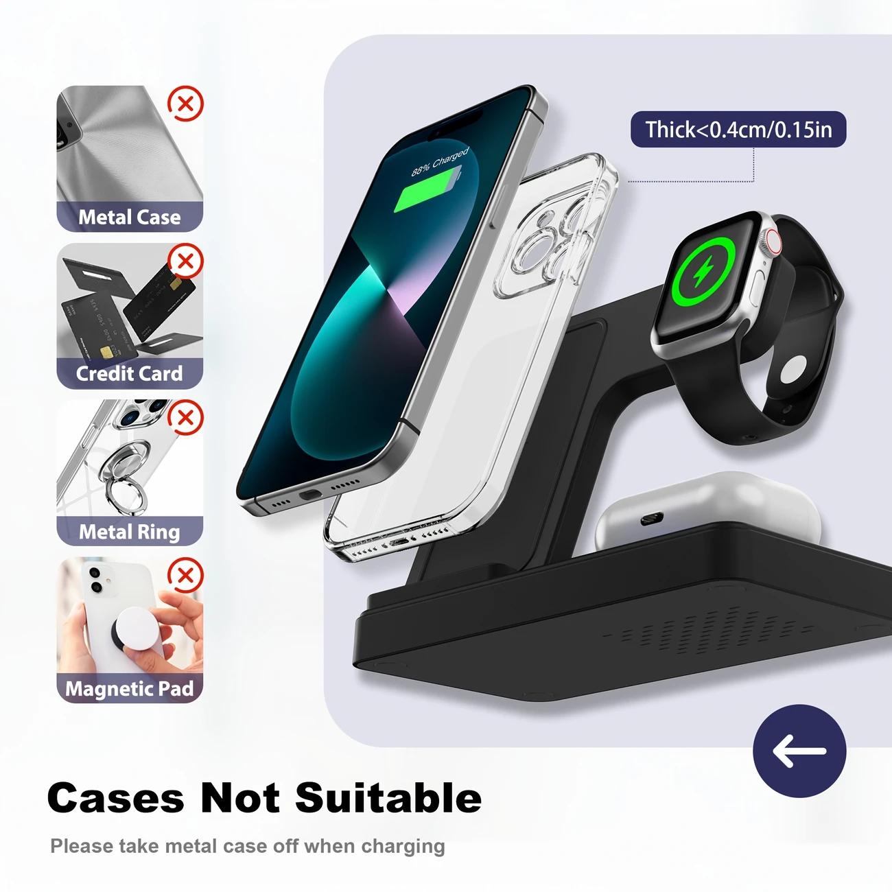 3 In 1 Fast Wireless Charger