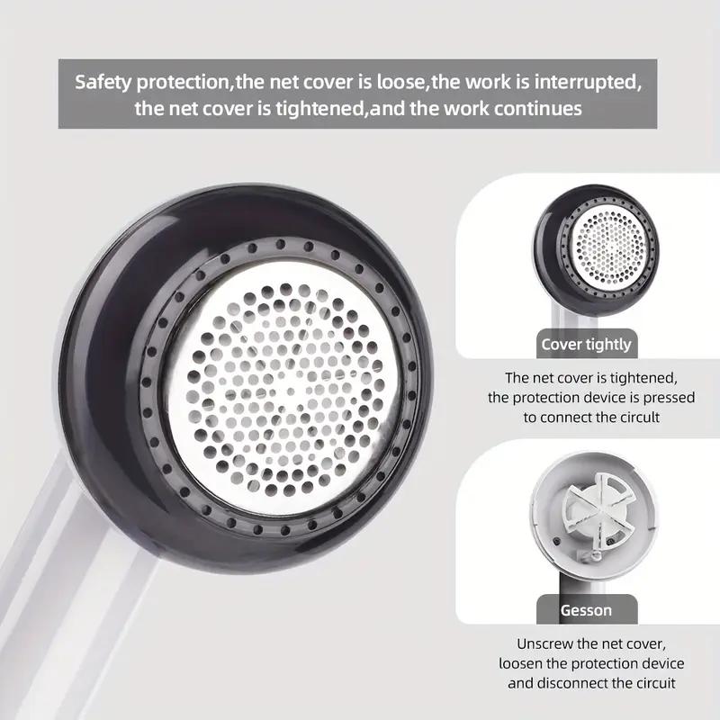 Rechargeable Fabric Shaver 1pc - Lint Remover Brush for Clothes, Furniture, Carpets - USB Charging, 800mAh Lithium Battery, Includes USB Cable