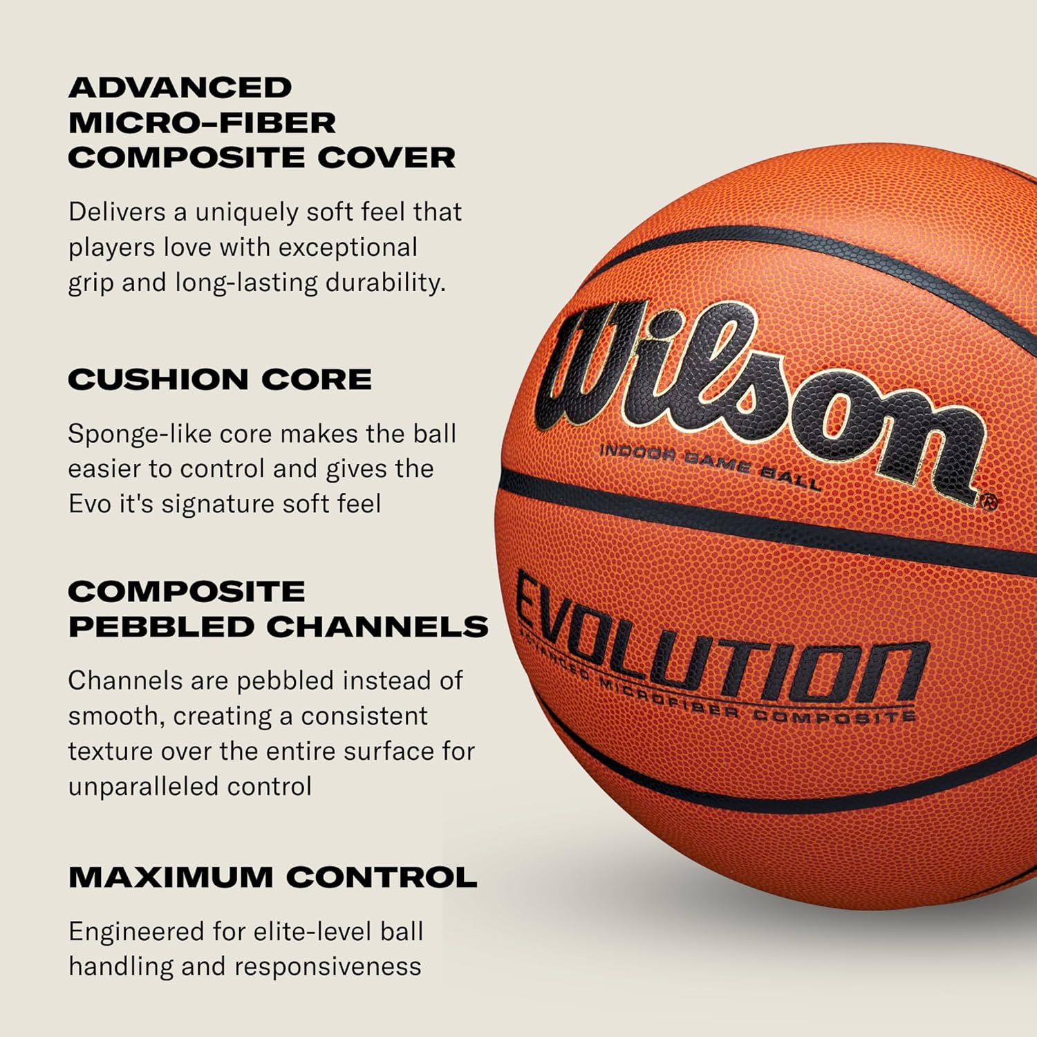 Wilson Evolution Basketball Best Indoor Basketball