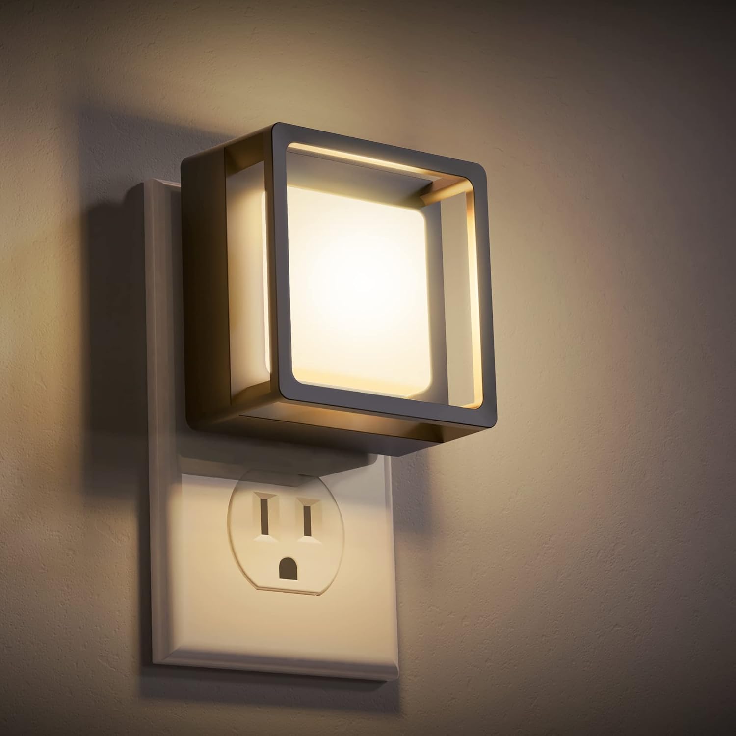 LED Night Light | Dusk-to-Dawn Sensor - Energy Efficient LED Lighting for Home or Office Use