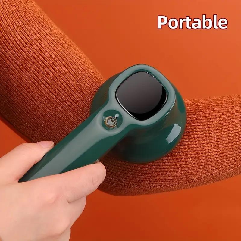 Portable Compact Handheld Fabric Shaver (1pc) - Rechargeable USB-Charging Lint Remover, 800mAh Lithium Battery, USB Cable Included, Durable Efficient Cleaner for Clothes, Furniture, Compact Design