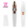 Electric Eyebrow Trimmer for Women, Painless Mini Hair Remover Pen with LED Light for At-home Brows, Face, Lip, and China