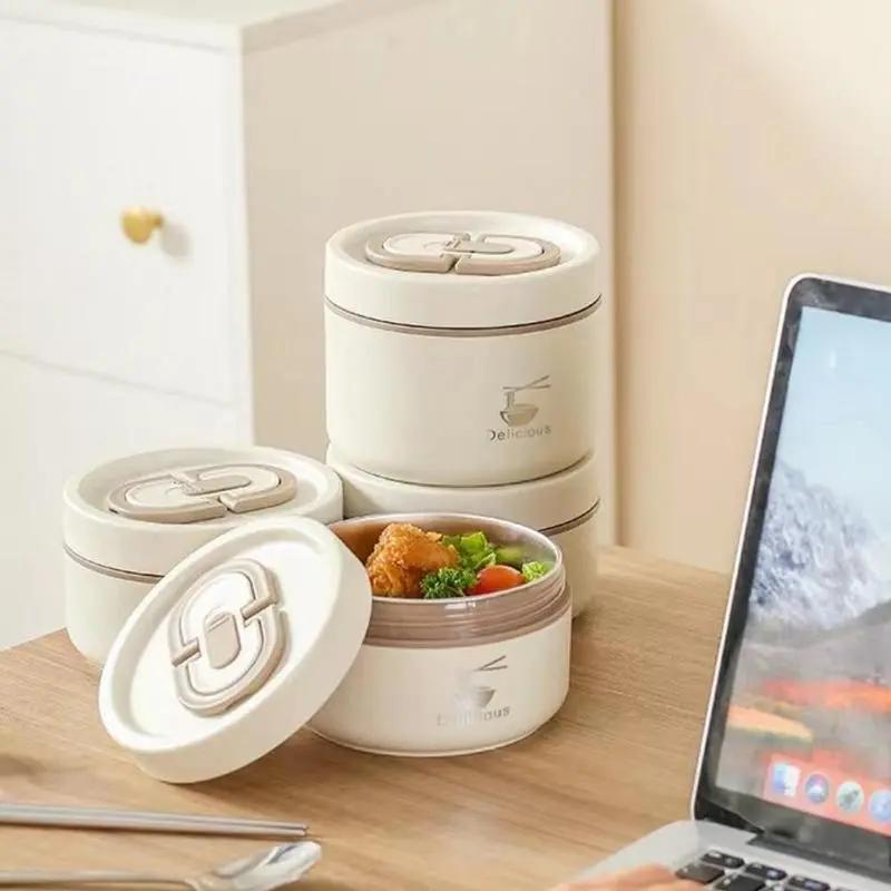 4-Tier Stainless Steel Lunch Box with High Capacity