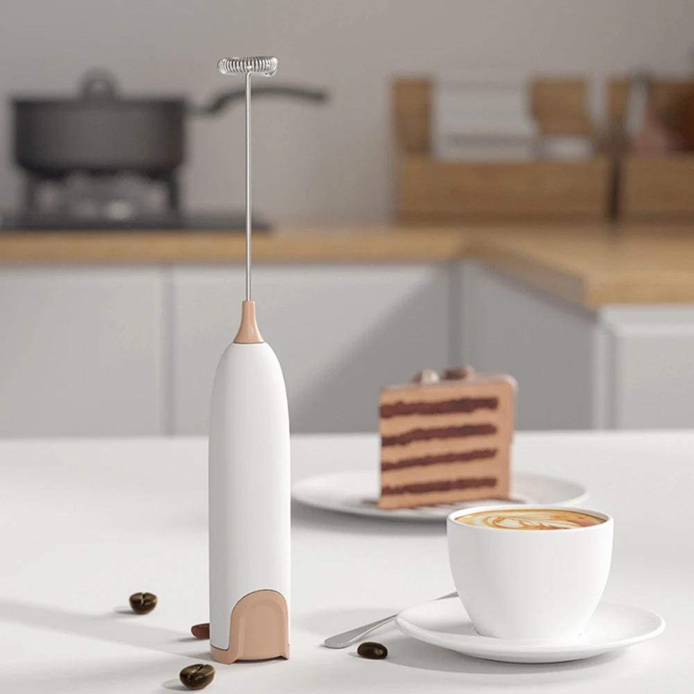 Battery Operated Froth Maker, Mini Blender & Electric Blender Coffee Milk Frother Perfect for Bulletproof Coffee, Matcha, Hot Chocolate father gift