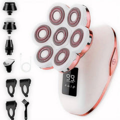 Electric Razors for Women, 5 in 1 Electric Shaver for Women, Cordless Painless Hair Remover for Legs Bikini Face Lips Hairs