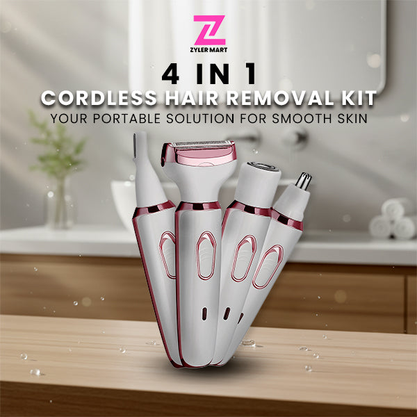 4 in 1 Portable Bikini Hair Removal Machine Kit