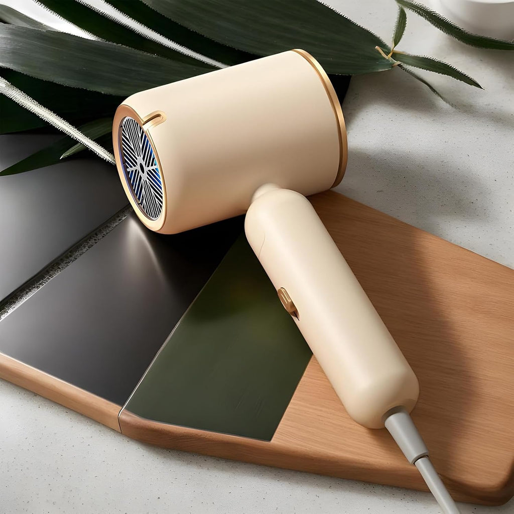 ZYLER 1500W Salon-Grade Portable Hair Dryer Styler - Temperature Control, Noise Reduction, Detangling, Sculpt Function for Kids, Travel & Home Use, Hotel, Travel Hair Dryer