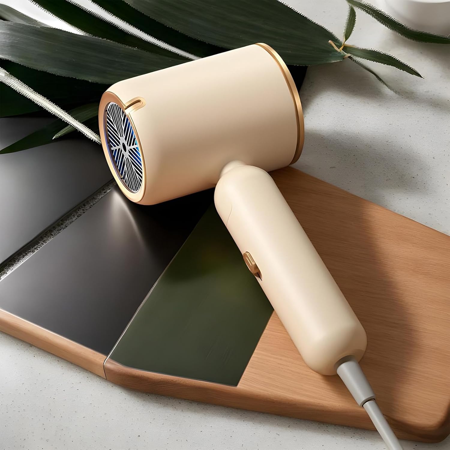 ZYLER 1500W Salon-Grade Portable Hair Dryer Styler - Temperature Control, Noise Reduction, Detangling, Sculpt Function for Kids, Travel & Home Use, Hotel, Travel Hair Dryer