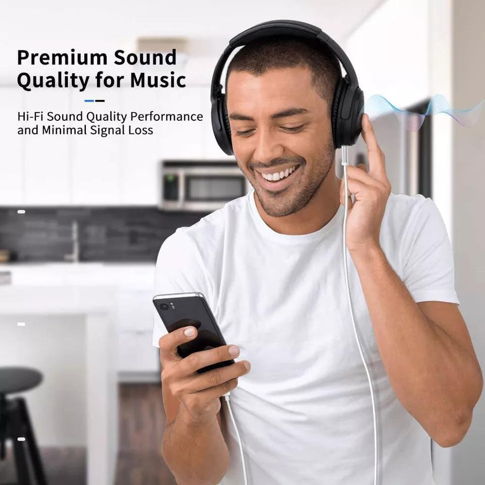 For iPhone Audio Cable Adapter 8 Pin to 3.5mm AUX Audio Car Adapter