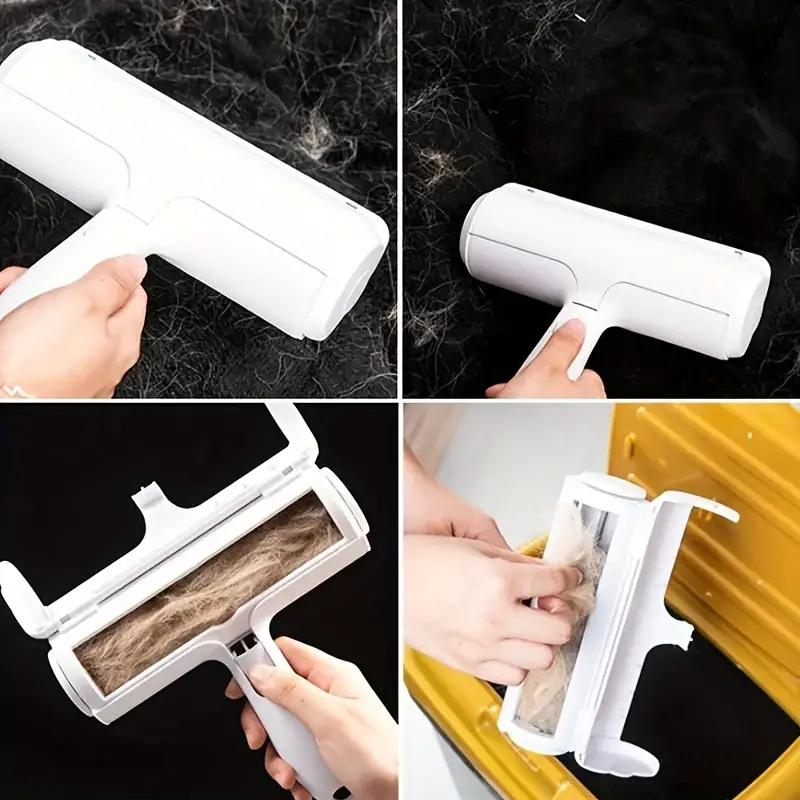 2-Way Pet Hair Roller Remover for Easy Dog & Cat Fur Removal from Furniture & Clothing - Perfect for Hotels and Commercial Use