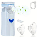 ZYLER Compact Portable Mesh Nebulizer - Auto-Cleaning Handheld Device with 2 Modes for Adults, Daily Home & Outdoor Personal Care Use