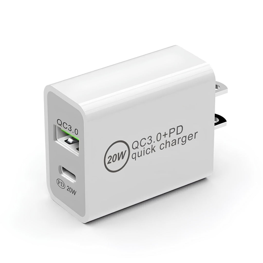 PD 20W Fast Charger USB-C Quick Charger for iPhone 14/13/12/11/XR/8