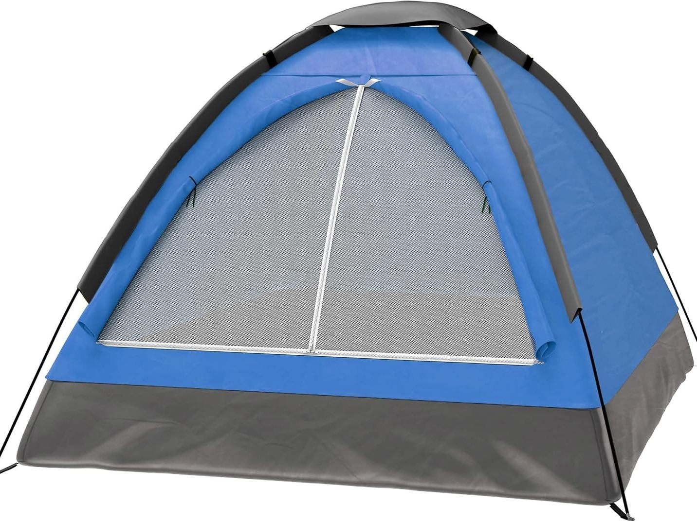 2 Person Camping Tent with Rain Fly and Carrying Bag - Lightweight Outdoor Tent for Backpacking, Hiking, or Beach Use by Wakeman Outdoors