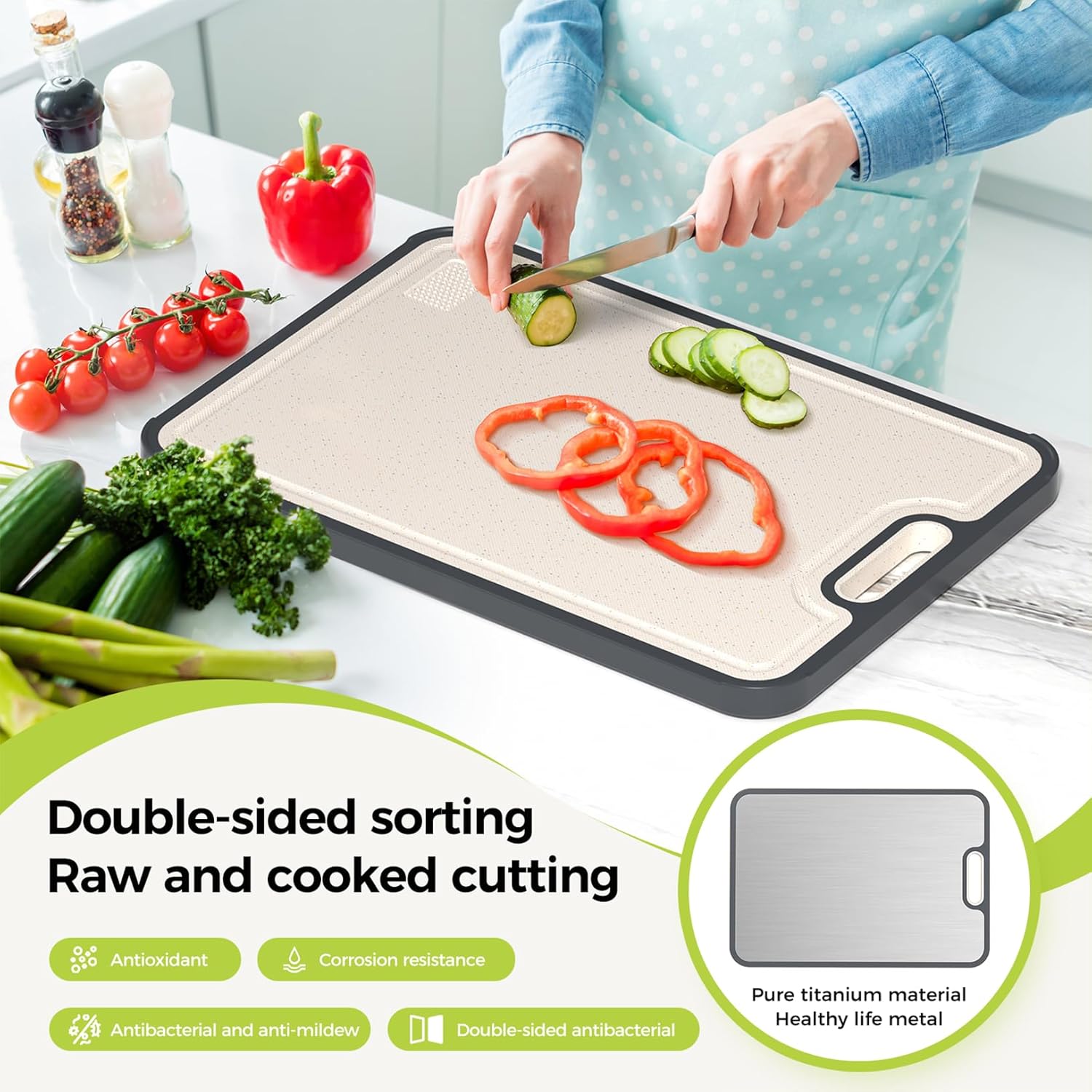 Titanium Cutting Boards for Kitchen