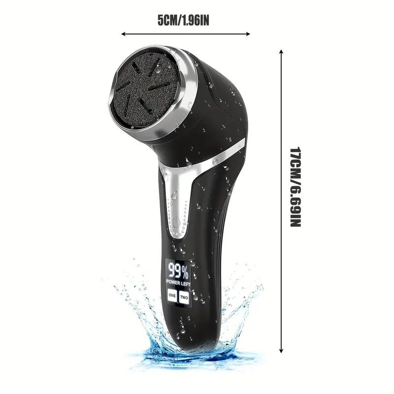Electric Callus Remover for Feet with 10pcs Foot Grinding Tool - Portable Pedicure Kit Manicure Nail Set Brush Cleansing Cleanser, Water Proof, Foot File Tool Disposable Foot File