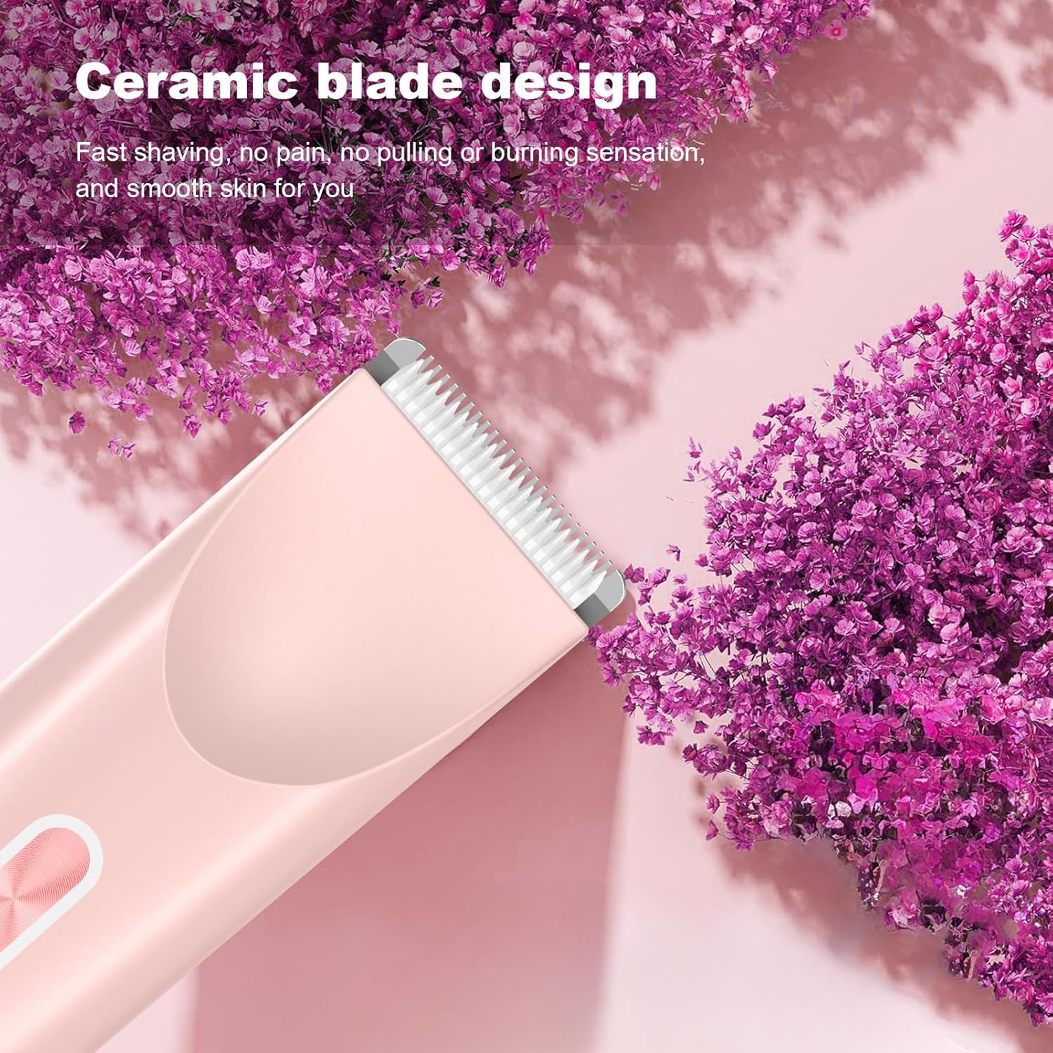 Dual Bikini Trimmer For Women 2025 New Glow Aura Bikini Shaver, 2 in 1 Painless Electric Razors for Silk Skin, Replaceable Lady Facial Razor
