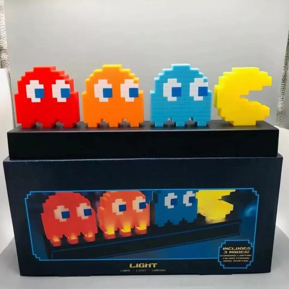 LED Light Pac-Man USB Desk Table Reading Desk Lamp Bean Desk Lamp Art Decorative Light Decoration Nightlight Atmosphere A Variety Of Room