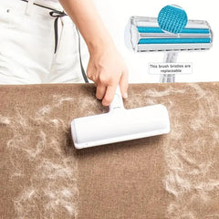 2-Way Pet Hair Roller Remover for Easy Dog & Cat Fur Removal from Furniture & Clothing - Perfect for Hotels and Commercial Use