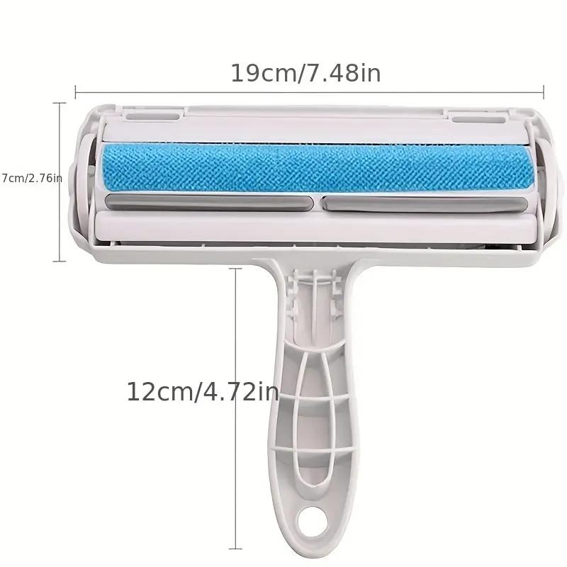 2-Way Pet Hair Roller Remover for Easy Dog & Cat Fur Removal from Furniture & Clothing - Perfect for Hotels and Commercial Use