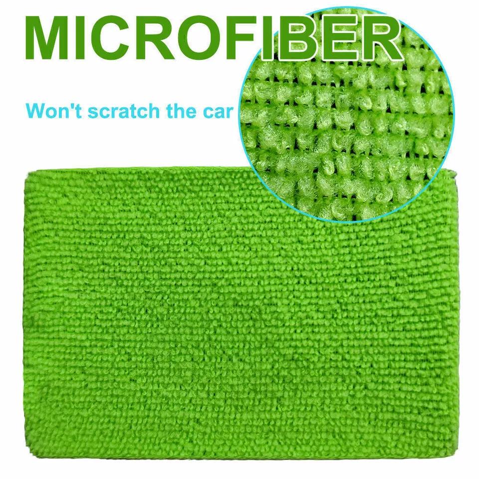 2X MicroFiber Windshield Clean Shine Car Auto Wiper Cleaner Glass Window Brush